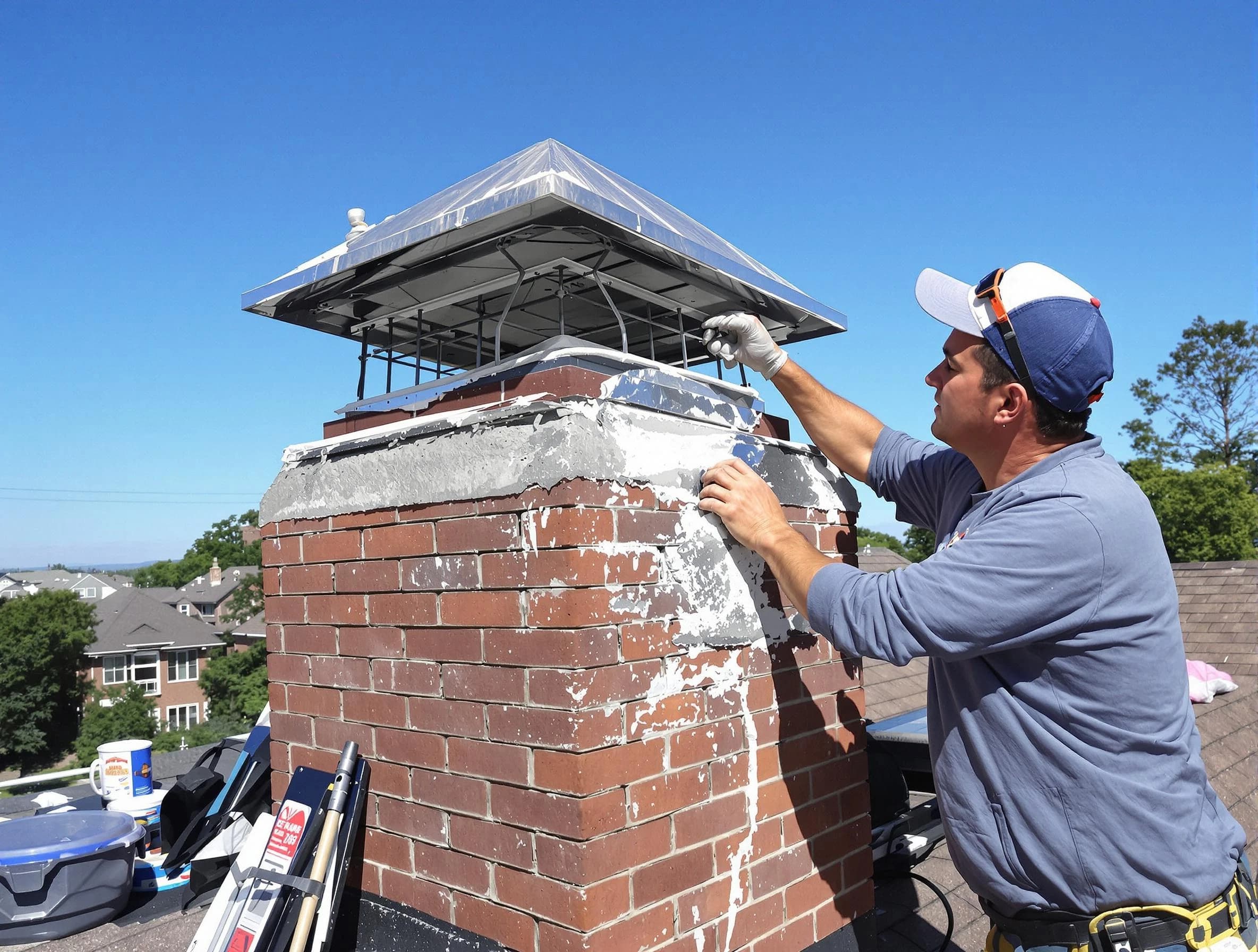 Chimney Crown Services service in Englewood, NJ